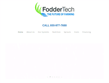 Tablet Screenshot of foddertech.com